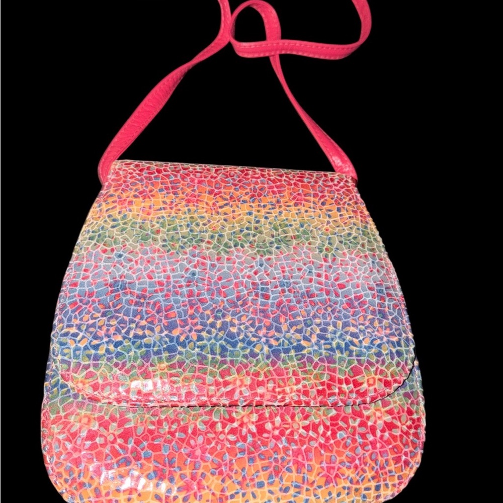 J Renee Crossbody Purse Multicolor Mosaic Pattern Small Shoulder Bag Womens